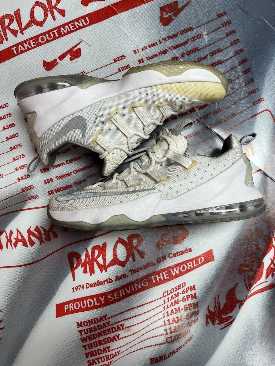 lebron 13 low metallic silver