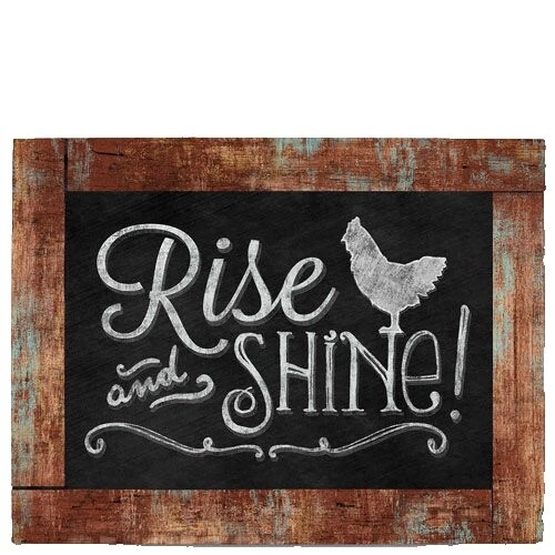 Marrón Madera inspirador Placas Y Letreros Decoración para el Hogar