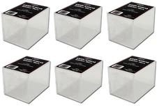 (6 Boxes) BCW 150 Card Size Slider Box Stackable Plastic Card Storage Cases