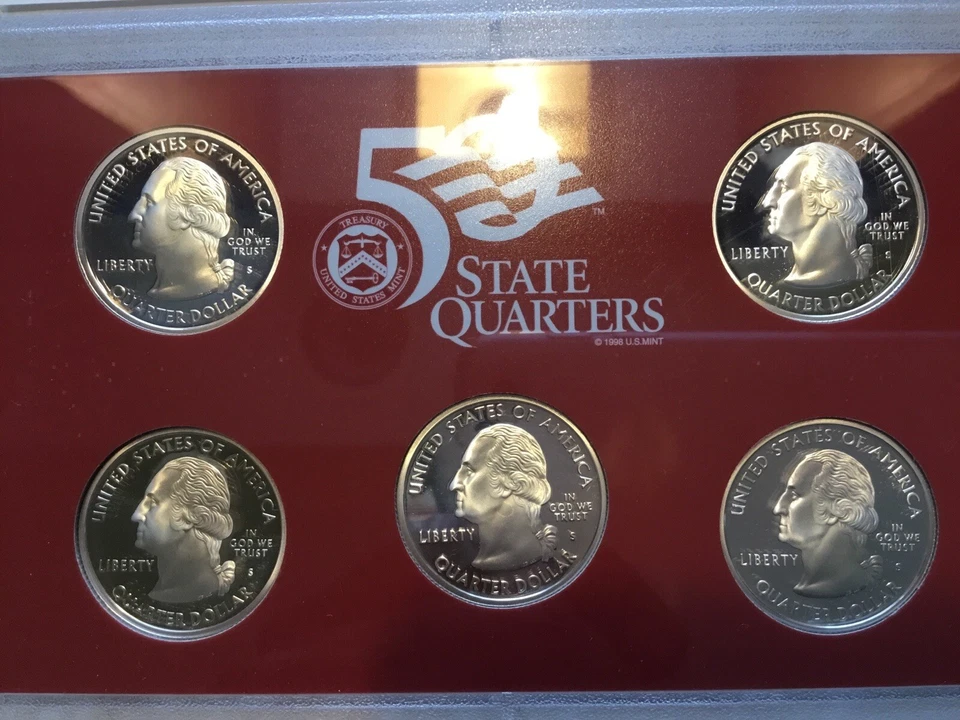 2005 S Silver State Quarter Set - BOX and COA - Image 4 of 4