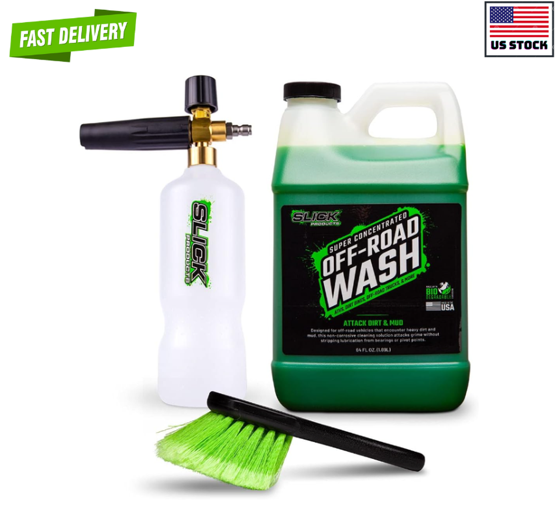 Slick OffRoad Wash Bundle Foam Cannon & Concentrated Soap (64 oz.) eBay