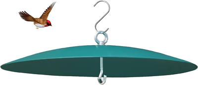 Bird Feeder Baffle, Metal Bird Feeder Rain Guard for Bird Houses or Bird Feed...