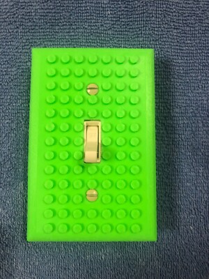 switch plate cover building blocks (kids room)