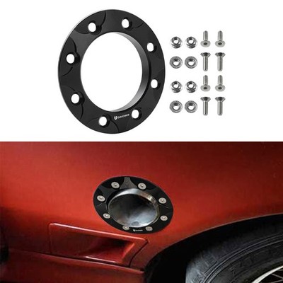 3.1'' Exhaust Pipe Fender Exit Bezel Trim Ring Flange Kit Billet Aluminum