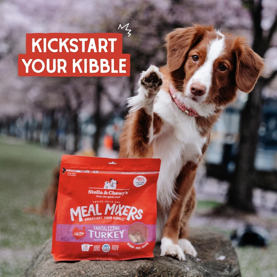 Mezclador de harina de pavo crudo liofilizado, tapa de alimentos, sin granos, rico en proteínas, 1 OZ Foto 2 de 4