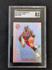 1995-96 Topps Stadium Club - Michael Jordan War Speed Refractor #WS1 - SGC 8 MT
