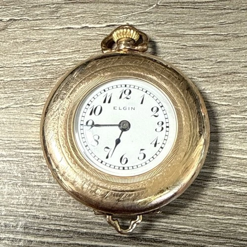 Antique Elgin Lady Pocket Watch GF - Working/Ticking