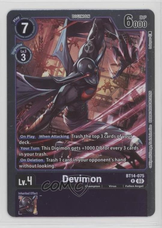 2023 Digimon Card Game - Blast Ace R Devimon #BT14-075