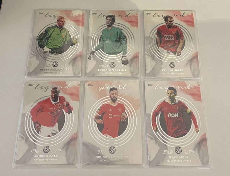 Topps Pearl 2021/2022 Bundle | Manchester United | 6 Cards - Image 1 of 1
