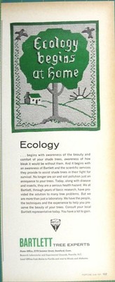 Print Ad Ecology Begins At Home Bartlett Tree Experts 1971