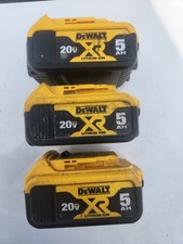 GENUINE DEWALT DCB205 20V XR Lithium-Ion Battery 5Ah Battery Pack SET OF 3