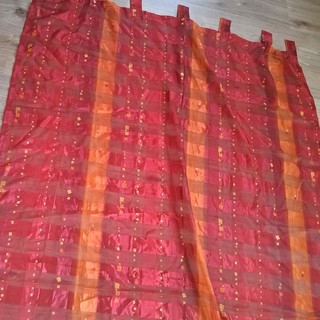 Vorhang Schal Schlaufen Rot ca.1 35x 3 30m rot