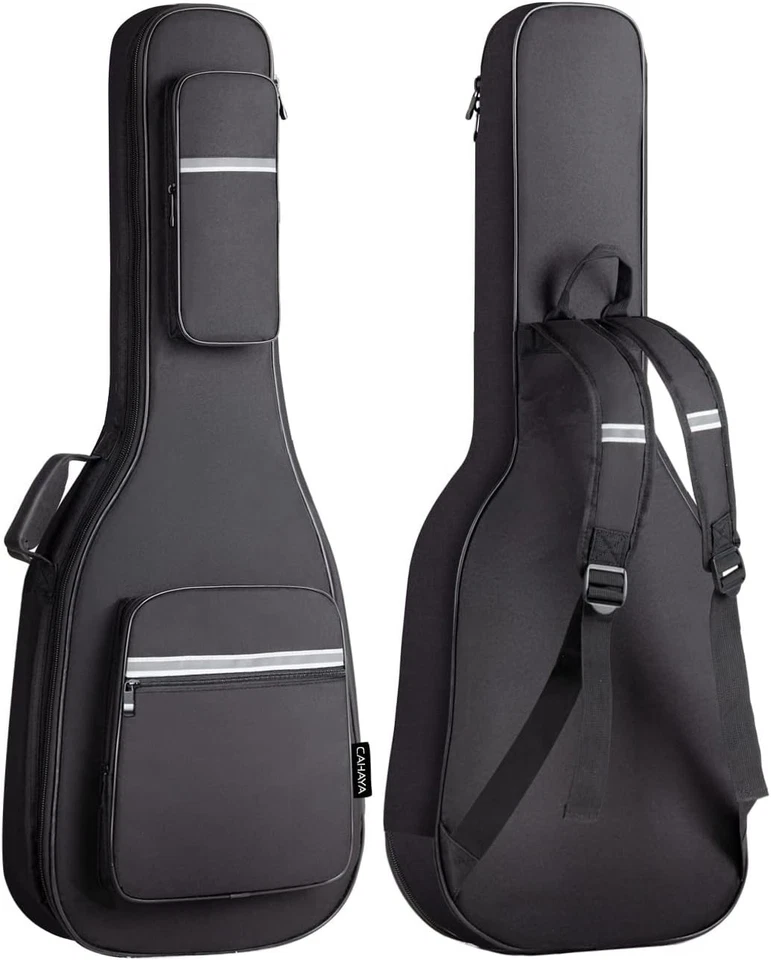 Electric Guitar Gig Bag Soft Case with Pockets and Padding for Electric Guitars - Image 3 of 4