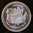 1986 Freedom Johnson Matthey American Way Vt Rare Bullion-0.999 Silver 1 Oz Coin