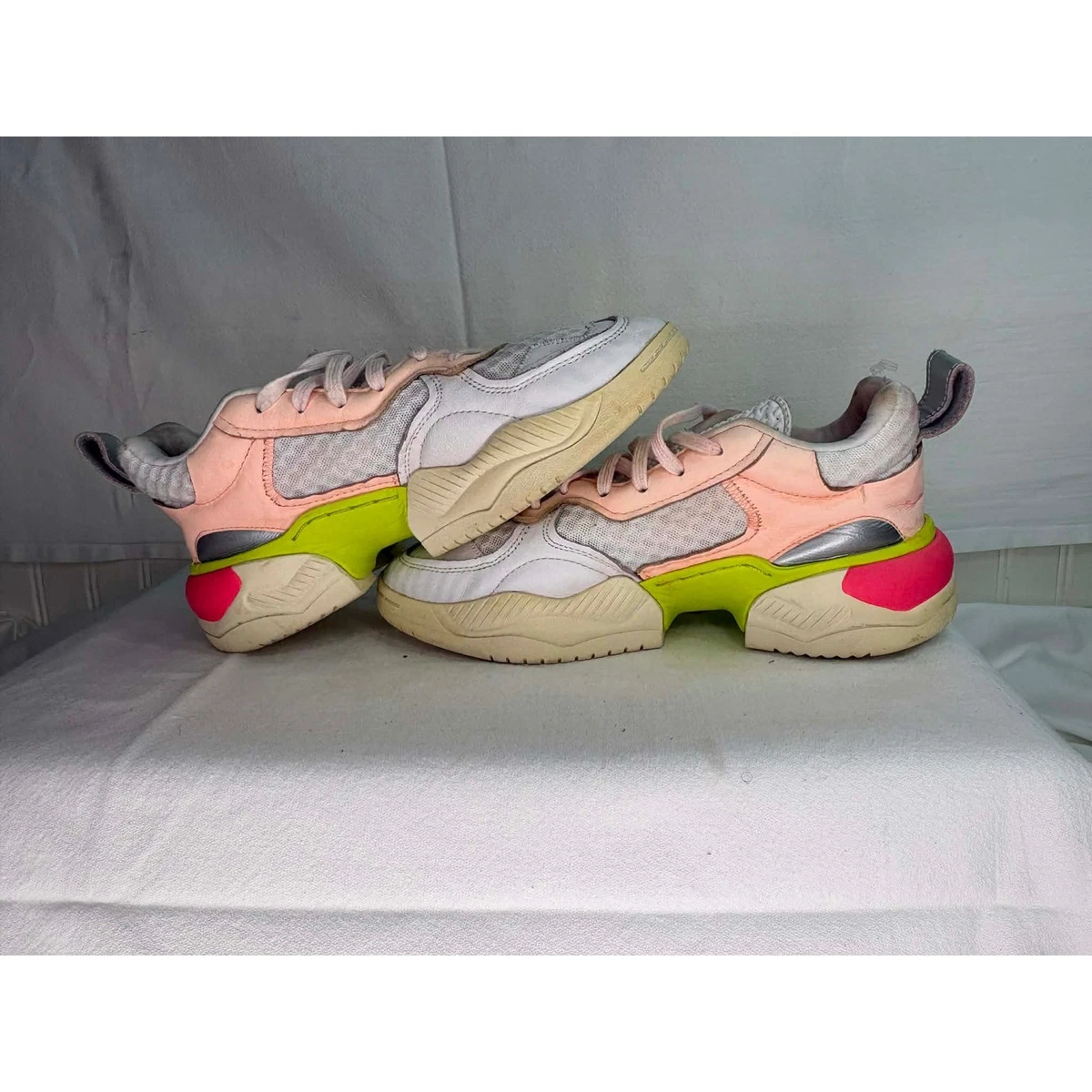 adidas gazelle silver green womens ADIDAS Supercourt RX Size 10 Cloud White Leather Athletic EE6328 Sneakers main image 0