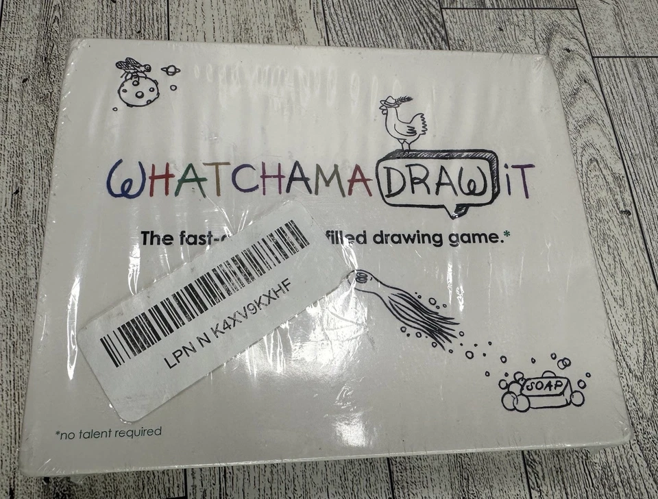 WhatchamaDRAWit Game, Fast Action, Fun-filled Drawing Game 2010 BRAND NEW SEALED - Image 2 of 4