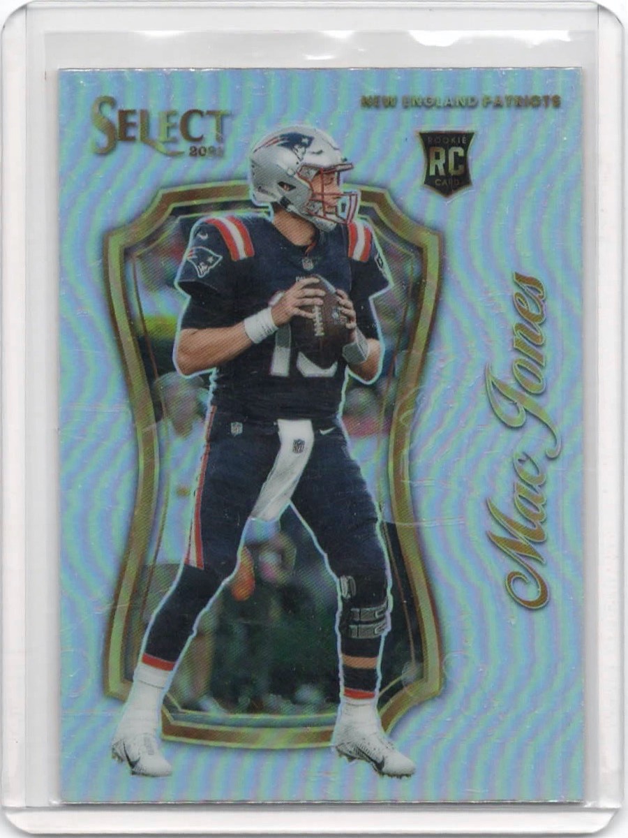 Mac Jones 2021 Select Certified Rookies Silver #SCR-5 New England Patriots 49ers