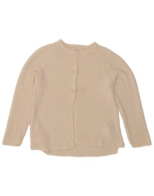 ZARA Mädchen Strickjacke Pullover 8-9 Jahre Off White Acryl AV04
