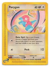VINTAGE E-Reader Porygon Pokemon Aquapolis card 103a/147