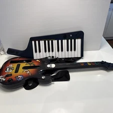Untested Red Octane Guitar Hero Controller And Keyboard For Nintendo Wii