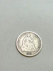 1861 Seated Liberty Half Dime 5c VG Coin Civil War Date!