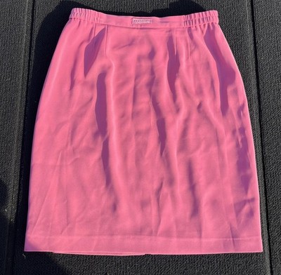 Louise Ricci Skirt Womens 14 Knee Length Lined Pleated Elegant Vintage Style