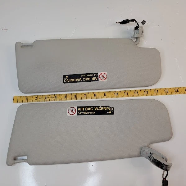 Parasol Volkswagen Beetle 2004-2010 con par de espejos vinilo gris OEM Foto 3 de 3