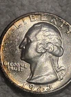 1943 (P) Washington Quarter - Almost Uncirculated 90% Silver 25C - FREE SHIPPING