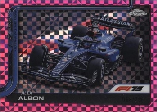 2025 Topps Chrome Formula 1 F1 #89 Alex Albon B&W Refractor | eBay