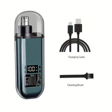 Suitable for Men, USB Charging Nose and Ear Hair Trimmer Portable Electric Nose