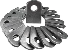50 Pieces Welding Tabs - 1" W, 1 .5" H , 3/8" Hole, 1/8" Thick - Weld Tabs
