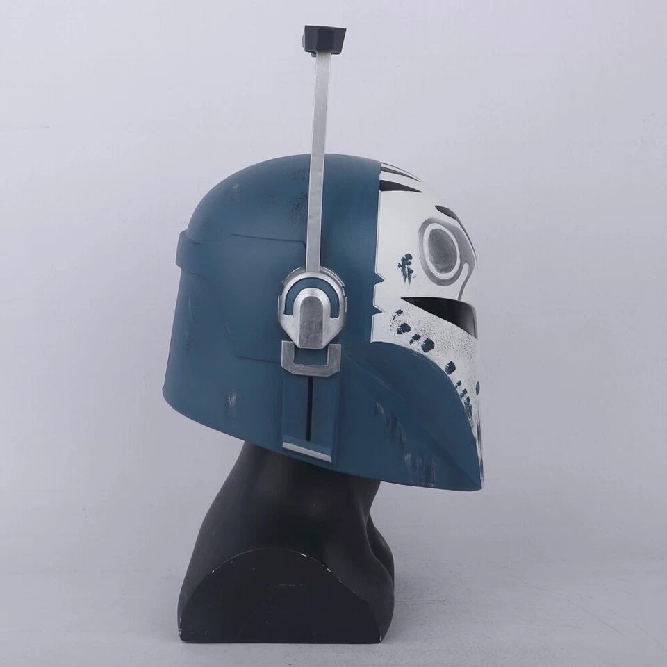 Cosplay Star Wars Mandalorian Bo-Katan Helmet Halloween Female Warrior Helmet - Image 4 of 4