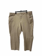 Old Navy Pixie Straight Ankle Pants High Waist Beige Woman's 24 Pockets Stretch