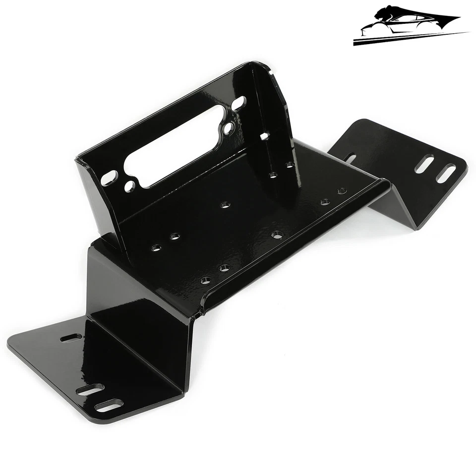 For 2014-2024 Honda Pioneer 700 700-4 UTV Steel Winch Mount Plate Powder Coated - Image 2 of 4