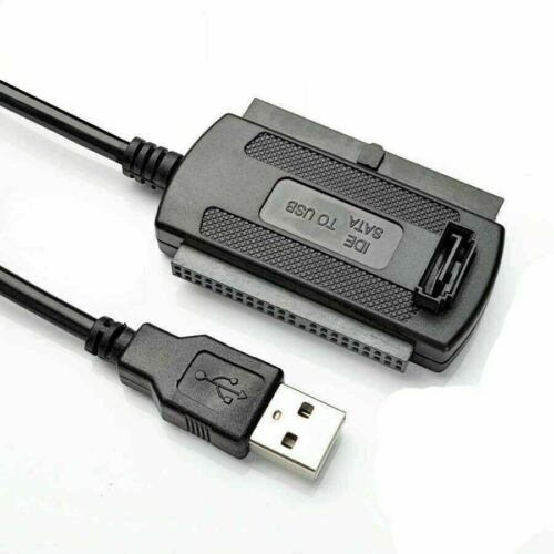 Câble convertisseur adaptateur IDE SATA vers USB 2.0 neuf pour disque dur 2,5 3,5 pouces HD - Photo 1/7