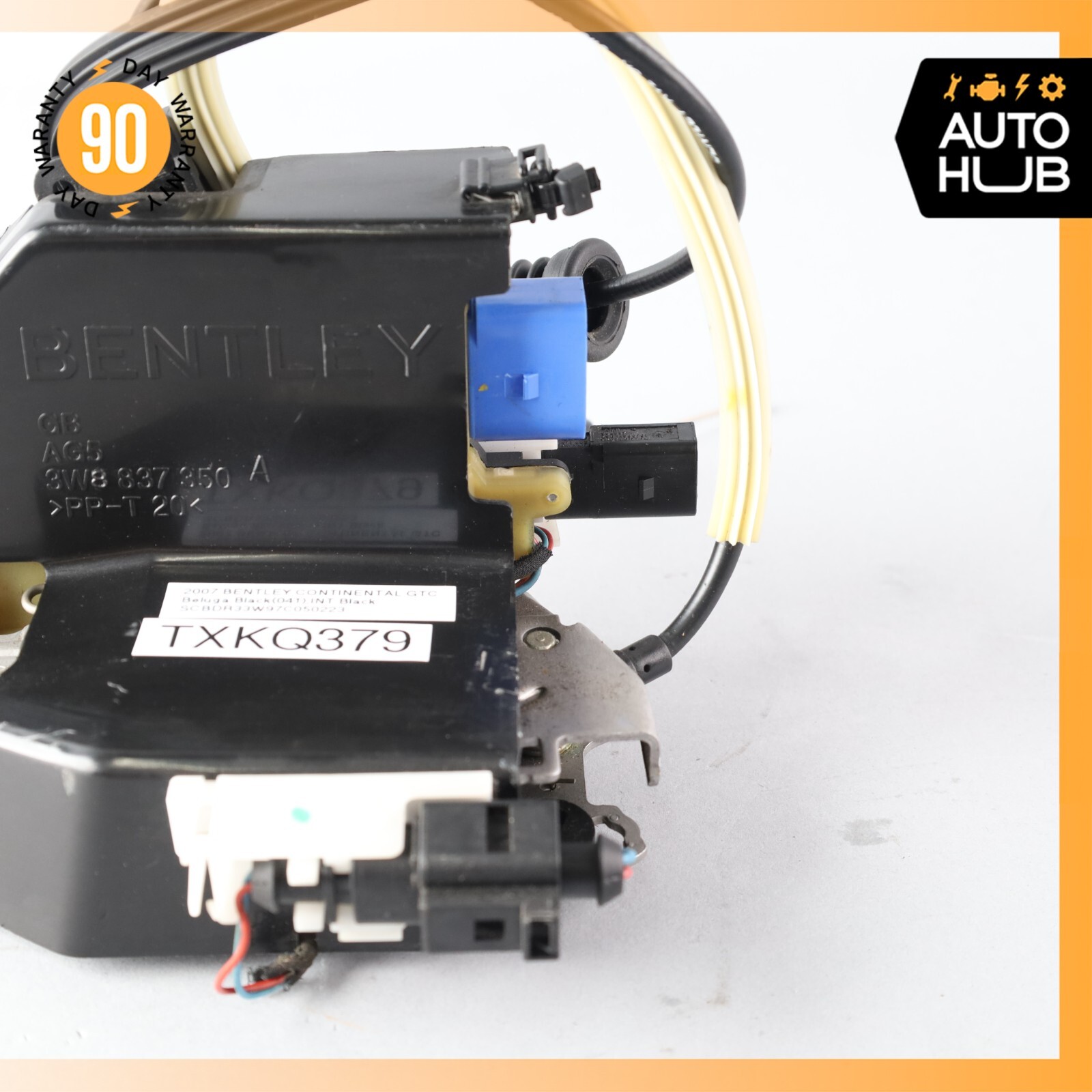 03-10 Bentley Continental GTC Front Right Door Lock Latch Keyless Go OEM