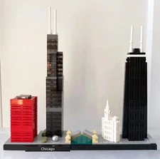 Architecture Skylines Chicago | 444 Pcs, New 100% Complete Set, READ DESCRIPTION