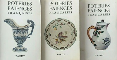 Französische Steingut-Töpferwaren, Tardy (Paris), 1974 3 Bde. keramik