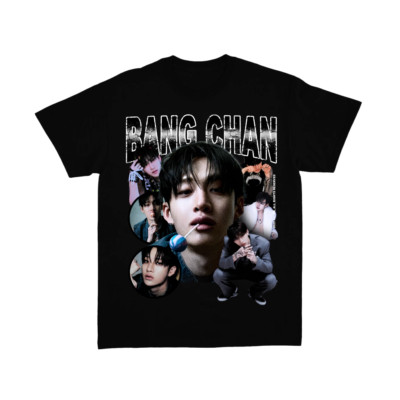 Bang Chan Stray Kids Graphic T Shirt, Korean Kpop Fan T Shirt S-5XL