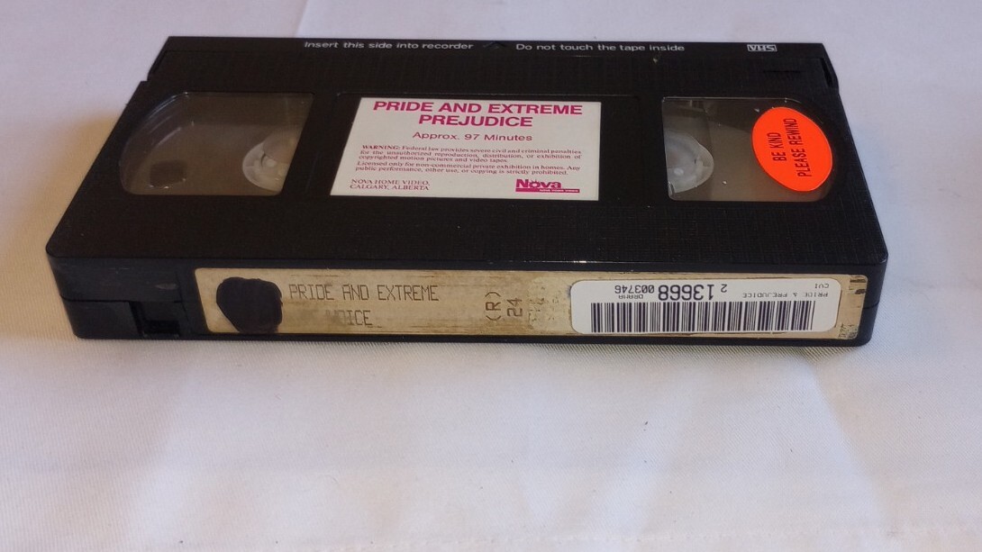 (未使用･未開封品)Pride &amp; Prejudice [VHS] PRIDE AND EXTREME PREJUDICE - BRIAN DENNEHY VHS Rare Nova