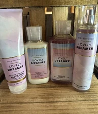 Bath & Body Works LOVELY DREAMER Lotion, Cream, Shower Gel and Fragrance Mist x4