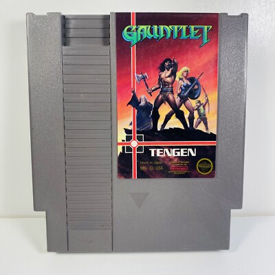 GAUNTLET -- NES Nintendo Original Classic Authentic Game TESTED