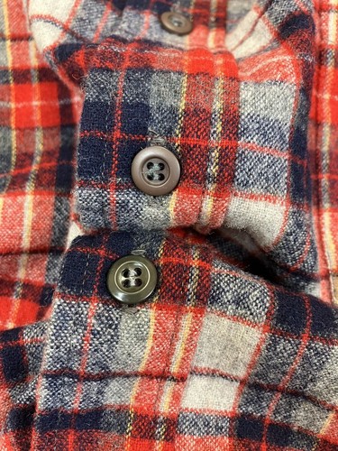 Vintage PENDLETON Made in USA karierte Wolle Langarm SHIRT Herren Large - Bild 6 von 10