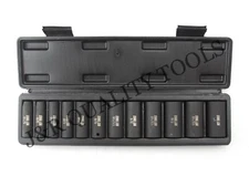 VCT 12Pc 3/8" Drive 6 Point Deep Deepwell Impact Socket Set SAE Standard