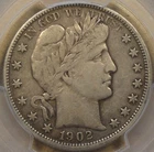 1902-O Barber Half Dollar 50c PCGS Certified VF30