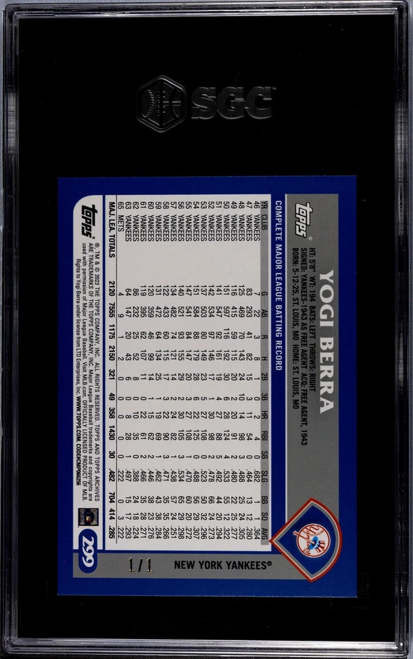 Yogi Bear Gold Foil Refractor. The Only One in Existence! 1/1 SGC 9! - Image 4 of 4