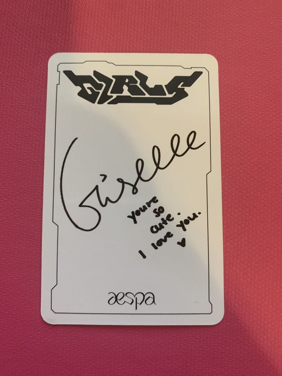 AESPA GISELLE GIRLS TARGET EXCLUSIVE PHOTOCARD | eBay AESPA GISELLE GIRLS TARGET EXCLUSIVE PHOTOCARD | eBay