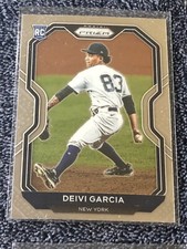 2021 Panini Prizm Deivi Garcia #6 Rookie Card - NY Yankees Baseball Card