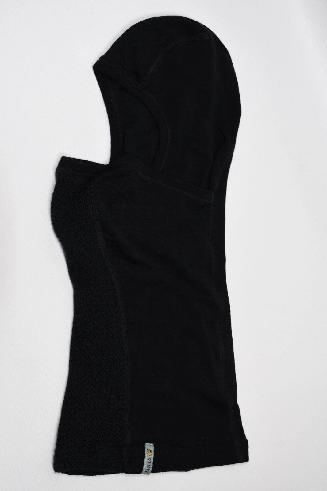 Janus Norway Balaclava Mesh Merino Wool Mask Black One Size
