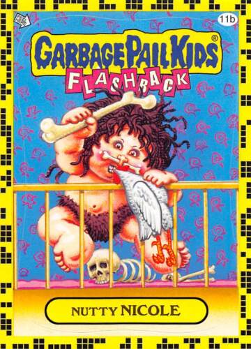 GARBAGE PAIL KIDS 2011 FLASHBACK SERIES 2 PICK-A-CARD YELLOW BASE STICKERS TOPPS - Picture 44 of 321